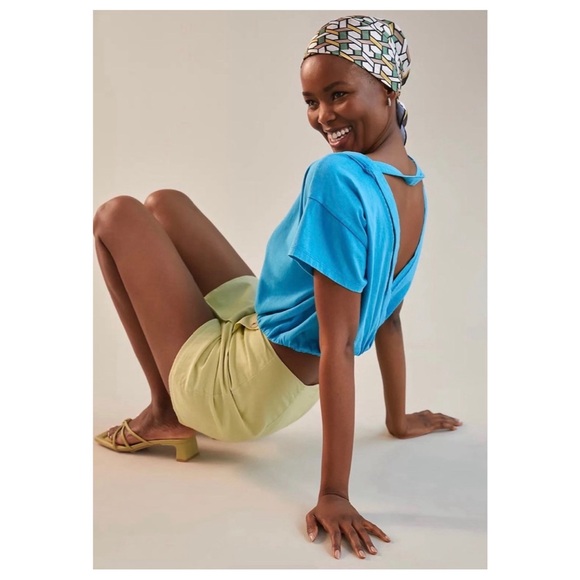 Anthropologie Pilcro Open-Back Bubble Top NWT Size XL - Picture 2 of 16